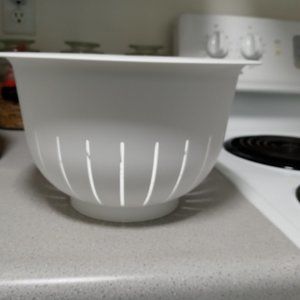 Large White Colander